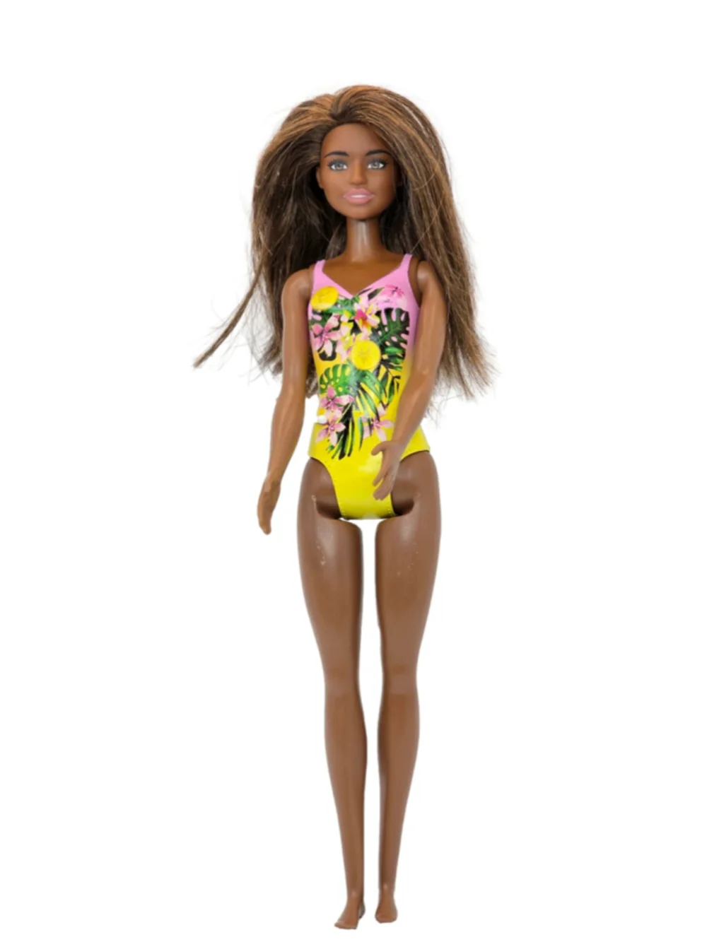 Mattel Barbie Doll One Size Yellow Pink